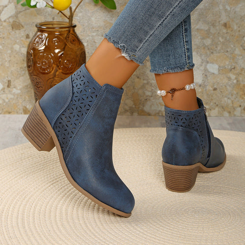 Damen-Stiefeletten aus Leder, orthopädisch & komfortabel EB EB