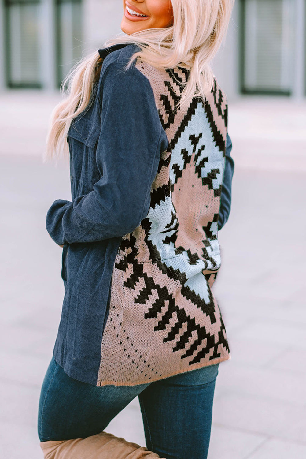 EB | Einzigartige Jacke mit Grafischem Rücken-design Modern und Stilvoll Perfekt für Den Alltag