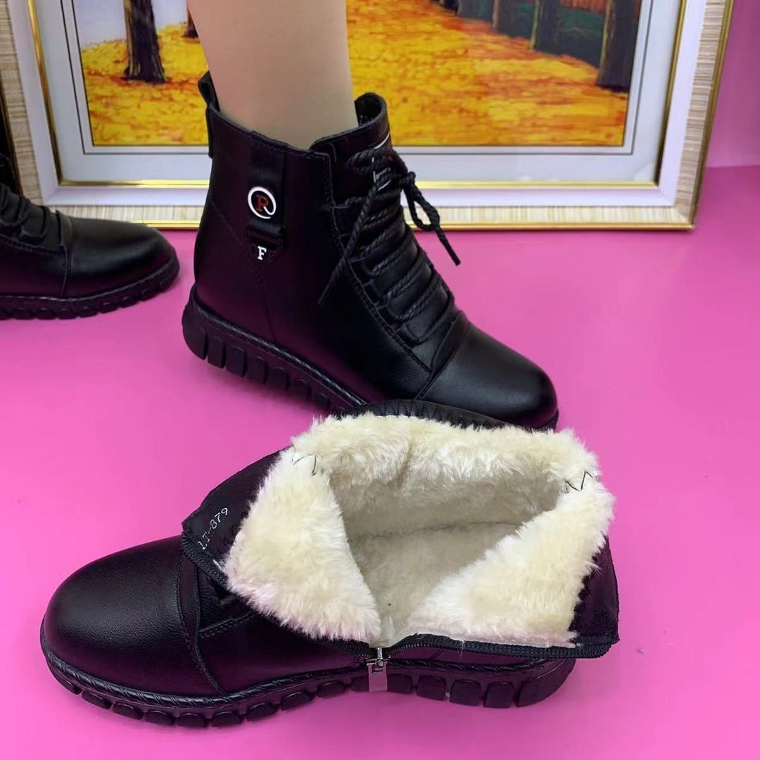 Leder-Winterstiefeletten EB EB