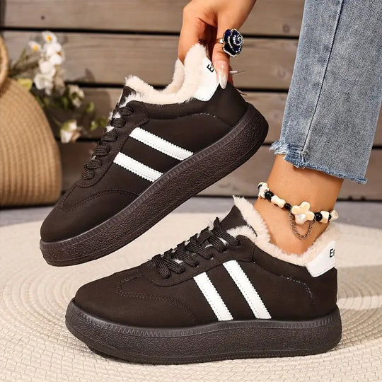Bequeme Baumwoll-Sneaker mit warmem Innenfutter EB EB