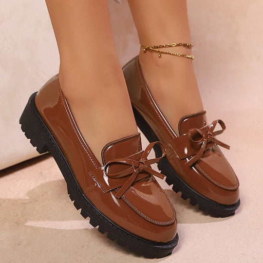 Elegante Orthopädische Loafer Mit Blockabsatz EB EB