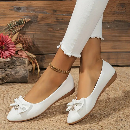 EB | Damen Schicke Schleifen Puppe Schuhe Elegant