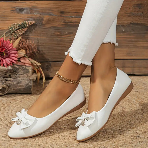 EB | Damen Schicke Schleifen Puppe Schuhe Elegant