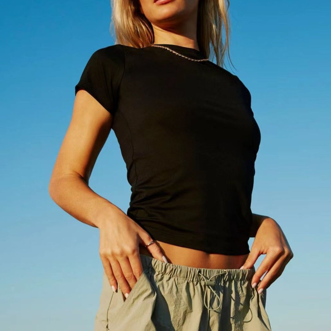 EB | Einfarbiges Slim-Fit-Unterhemd