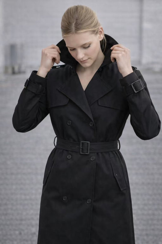 EB | Trenchcoat mit Gürtel und Doppelknopf