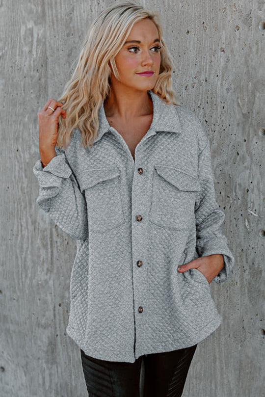 EB | Leichtgewicht Gesteppte Hemdjacke Polyester Komfort und Stil