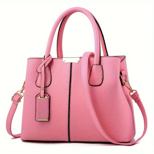 EB – Schicke All Season Geräumige PU Handtasche für Frauen