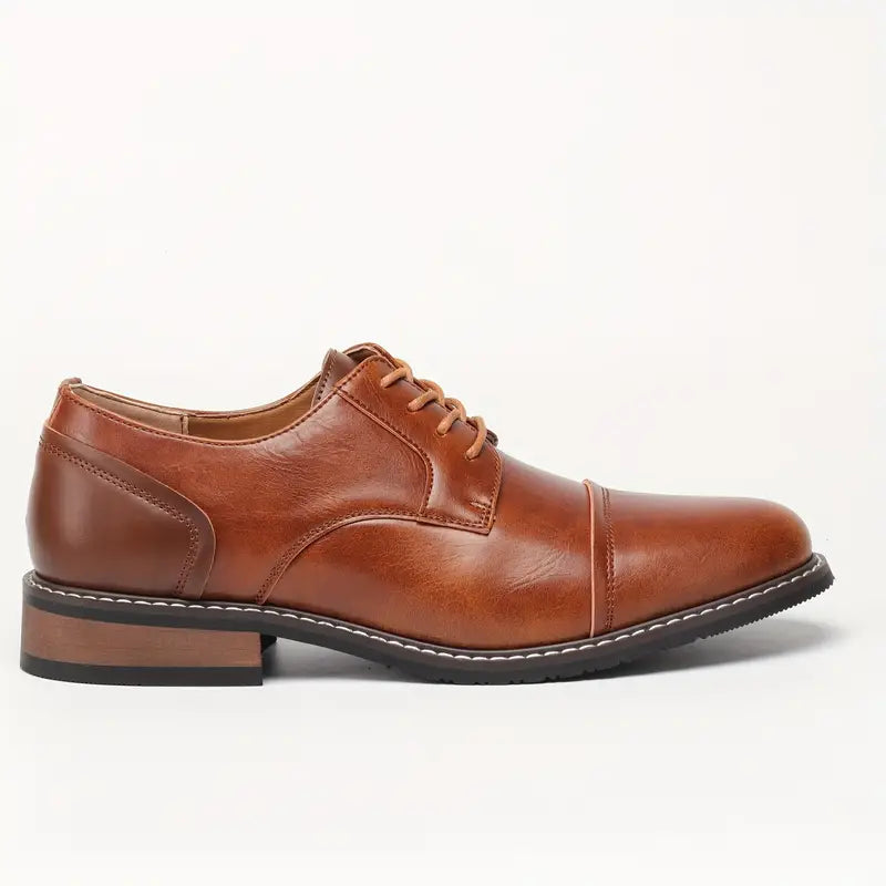 solide vintage-derby-schuhe für herren EB