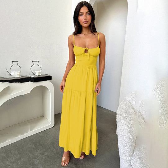 EB | Kleid mit Hosenträgern und Neckholder