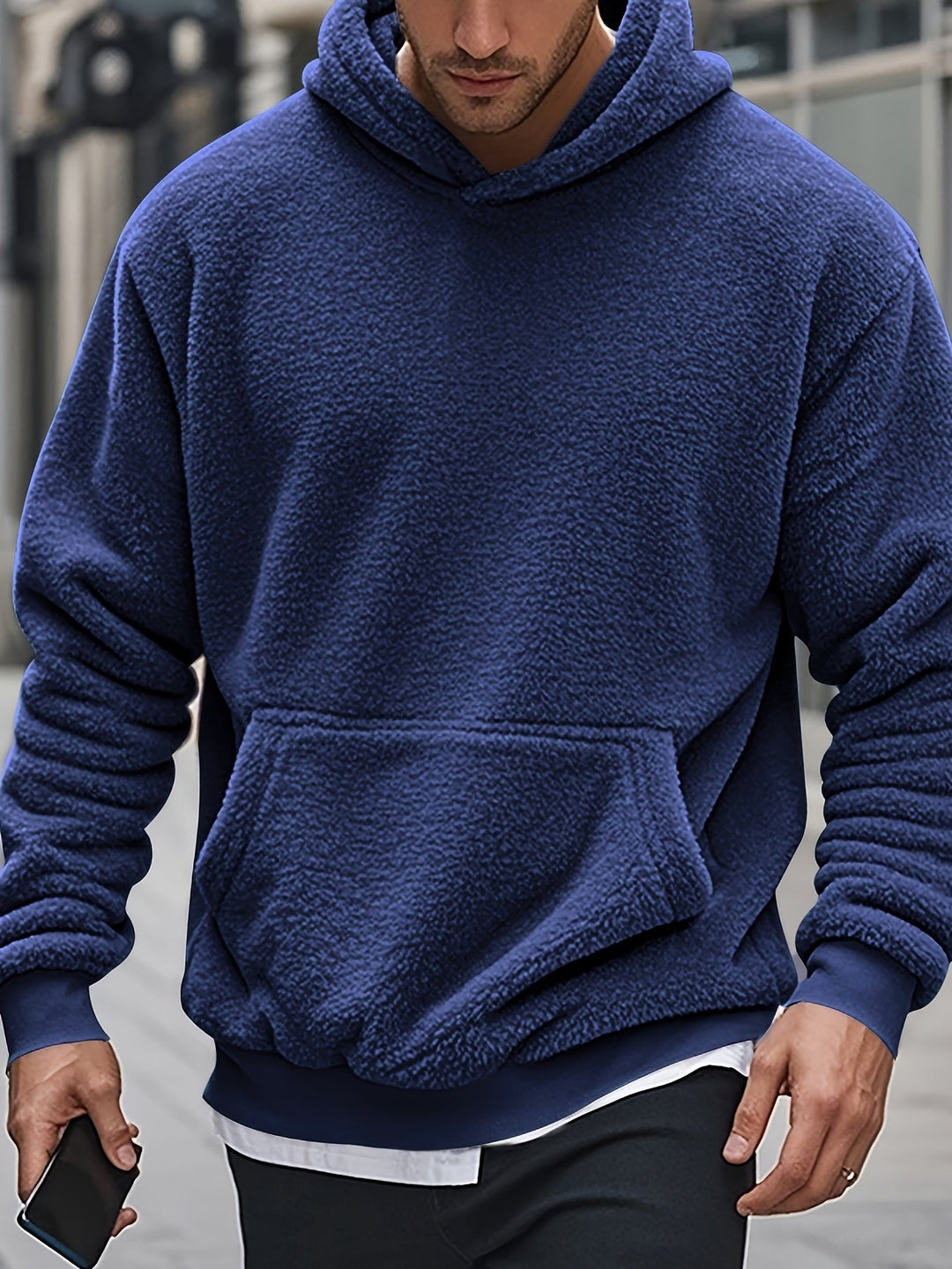 EB | Weiche Fleece-hoodie Polyester Komfort und Stil