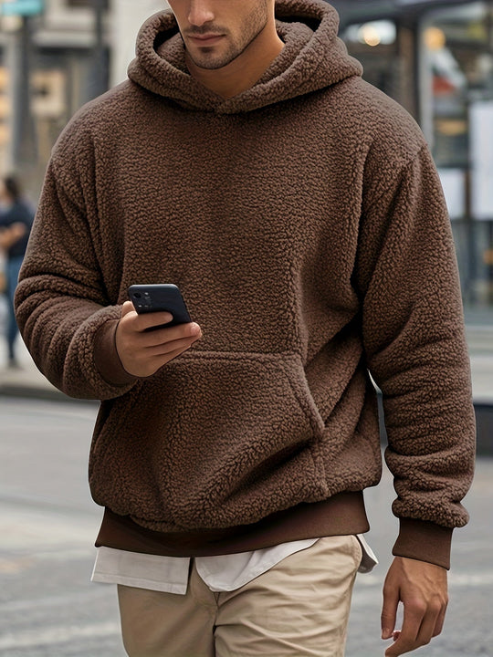 EB | Weiche Fleece-hoodie Polyester Komfort und Stil