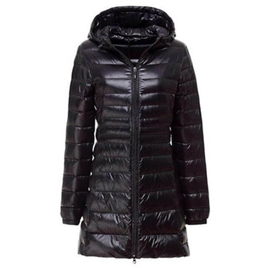 EB | Damen Leichte Lange Daunenjacke