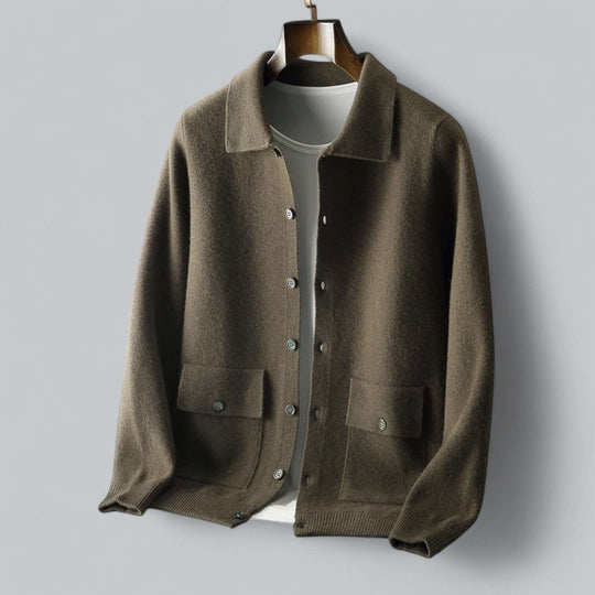 EB | Herren Mischung Cardigan Jacke
