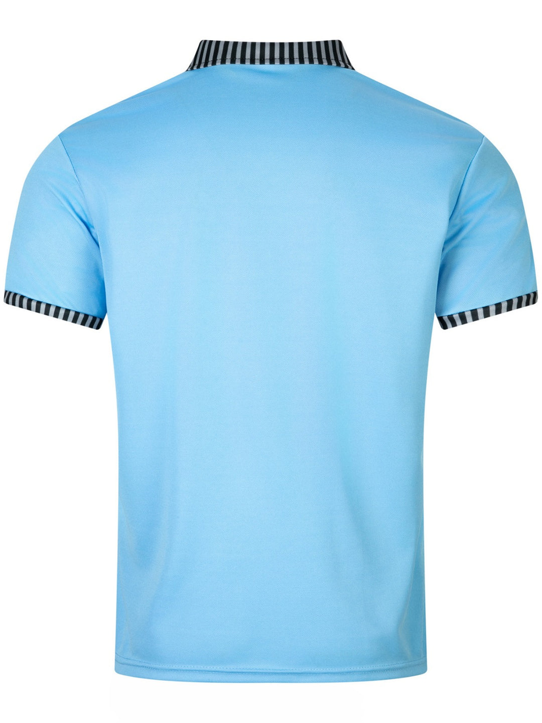 EB | Tasche Knopf Revers gestreiftes Farbschema T-Shirt