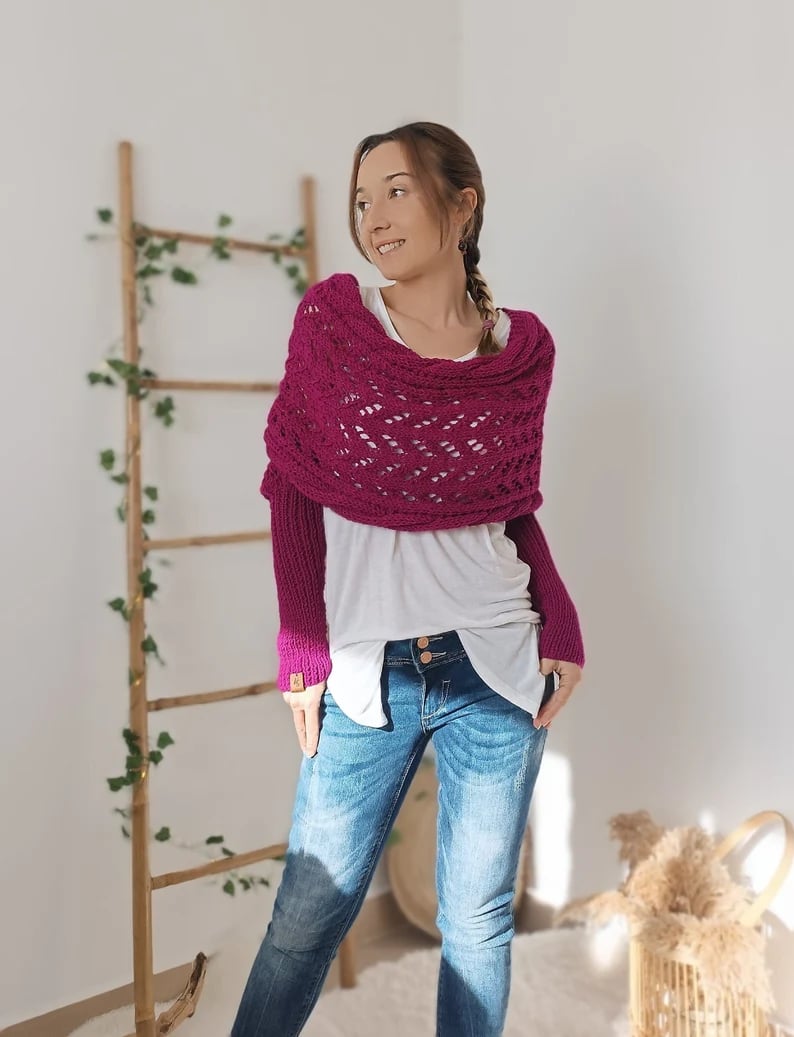 EB | Bequemer Strickschal