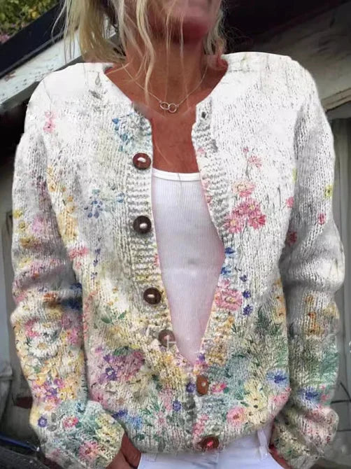 EB | Weste mit Blumenmuster
