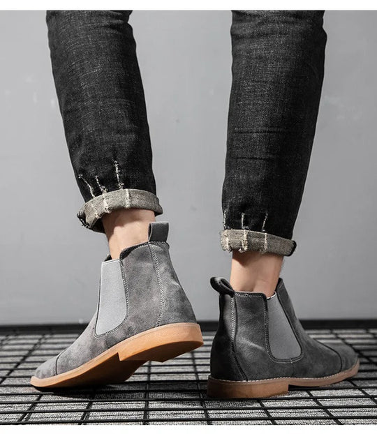 EB | Wildleder Chelsea Boots für Herren Stilvoll & Nachhaltig