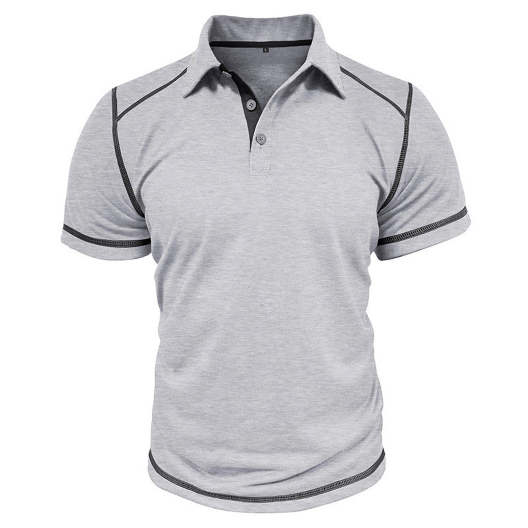 EB | Kurzärmeliges Poloshirt zum Spleißen