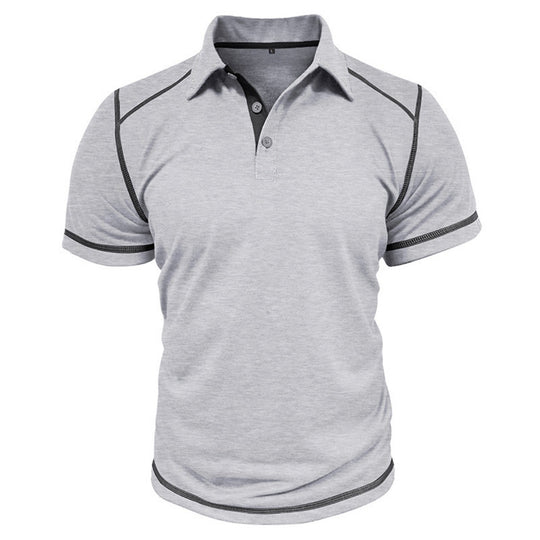 EB | Kurzärmeliges Poloshirt zum Spleißen
