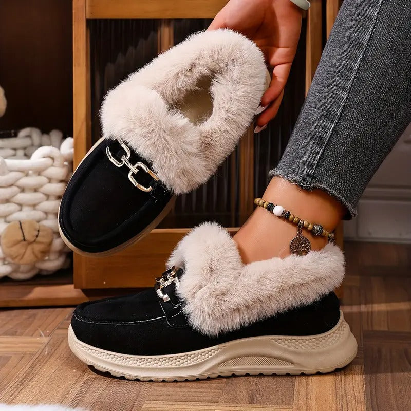 Damen-Winterstiefel mit Absatz EB EB