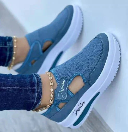 Damen Freizeit Sneakers Schuhe EB