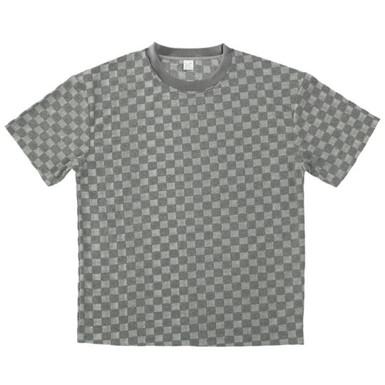 EB | Schachbrettmuster Kurzarm-Shorts-Set
