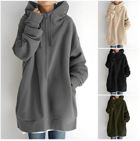 EB | Fleece-Hoodie mit Reißverschluss