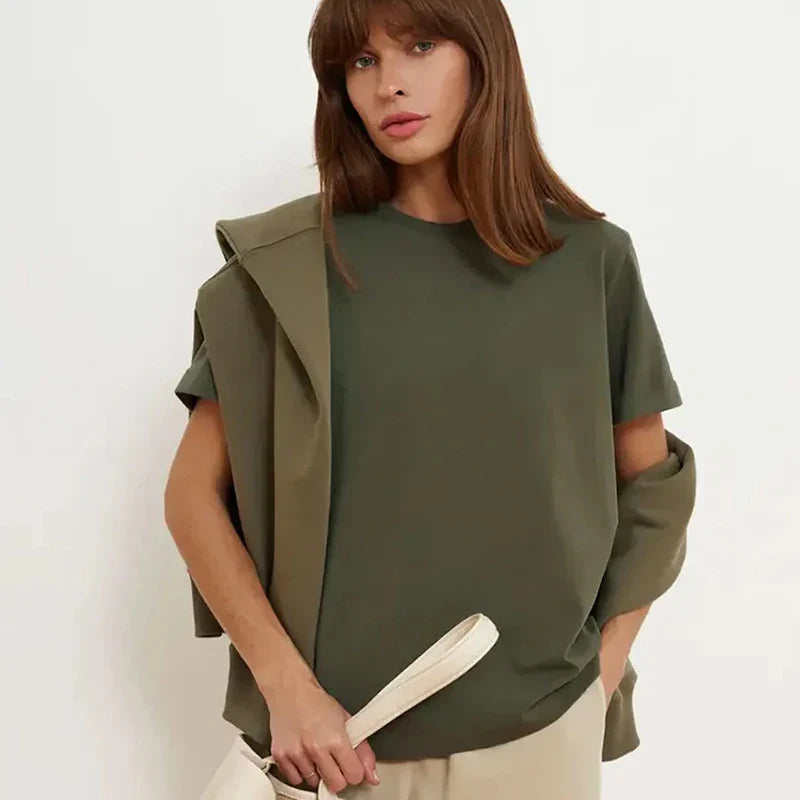 EB | Damen-T-Shirt Aus 100% Baumwolle