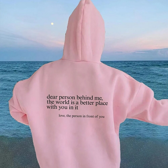 EB | Hoodie mit Rücken-Spruch