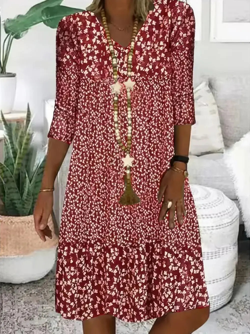 EB | Damen Sommerkleid mit Blumenmuster