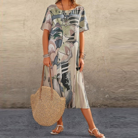 EB | Lässiges Plus-Size Bindekleid