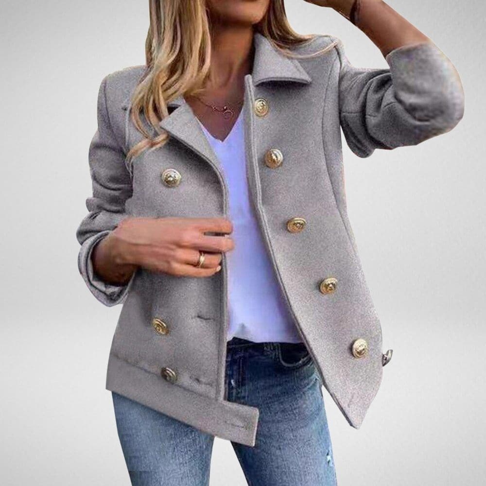 EB | Peacoat - Zweireiher - Maßgeschneiderte Passform - Breite Revers - Elegante Knöpfe
