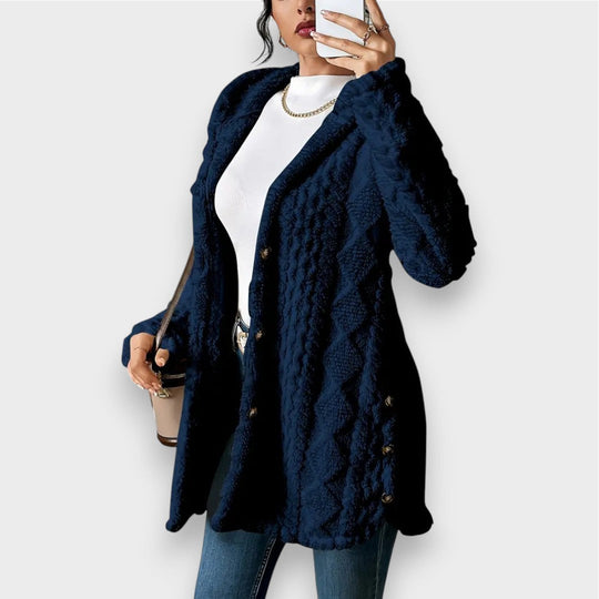 EB | Plüsch-Hoodie-Cardigan-Pullover