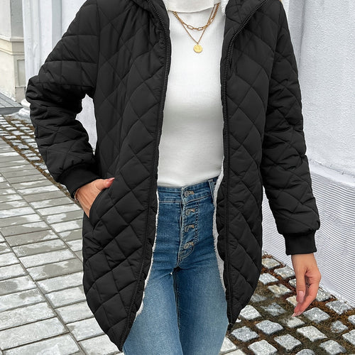 EB | Steppjacke mit Reißverschluss und Gefälschtem Innenfutter
