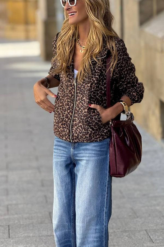 EB | Leopardenmuster Jacke