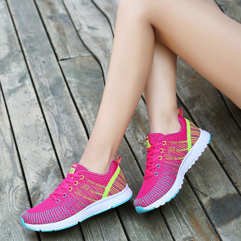 Damen Sportliche Laufschuhe mit atmungsaktivem Obermaterial und innovativem Dämpfungssystem EB