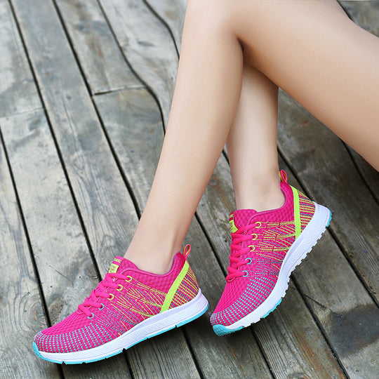 Damen Sportliche Laufschuhe mit atmungsaktivem Obermaterial und innovativem Dämpfungssystem EB