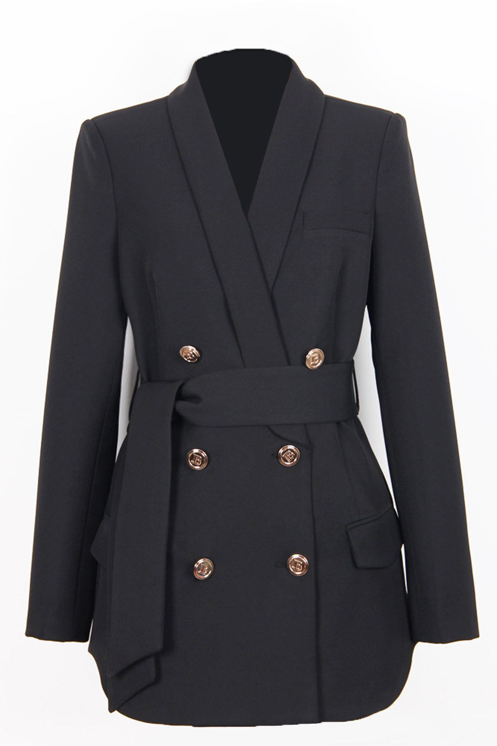 EB | Blazer mit Bindegürtel Klassisch und Stilvoll