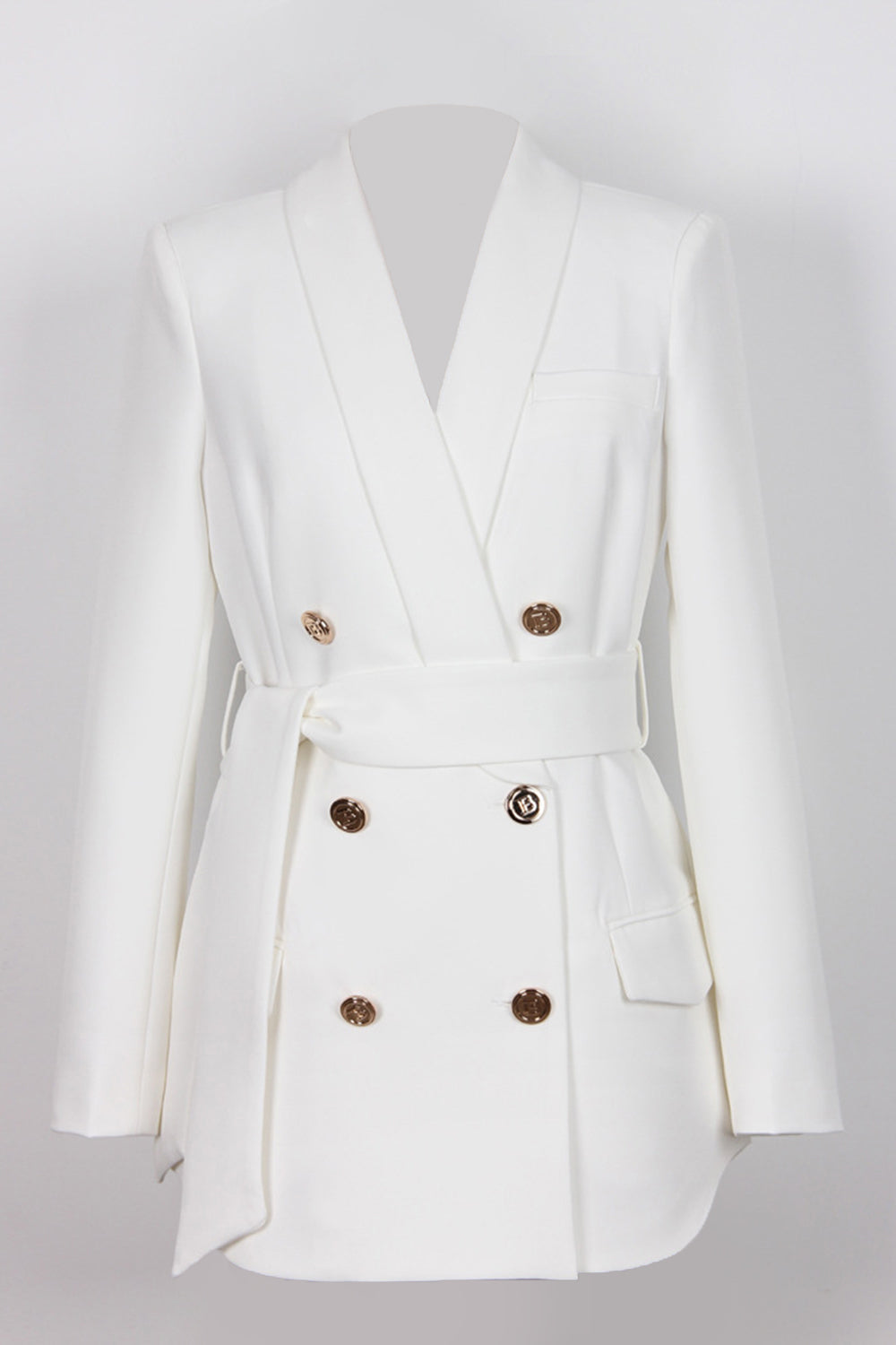 EB | Blazer mit Bindegürtel Klassisch und Stilvoll