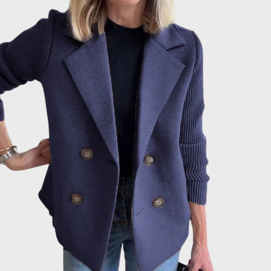 EB | Eleganter Herbststrickärmel-Blazer