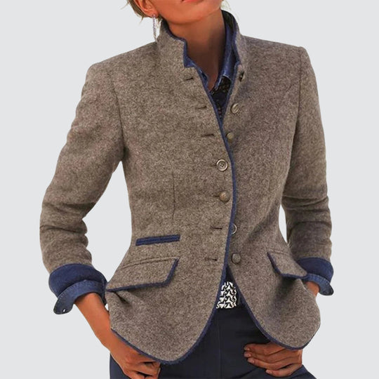 EB | Elegante einfarbige Damenjacke