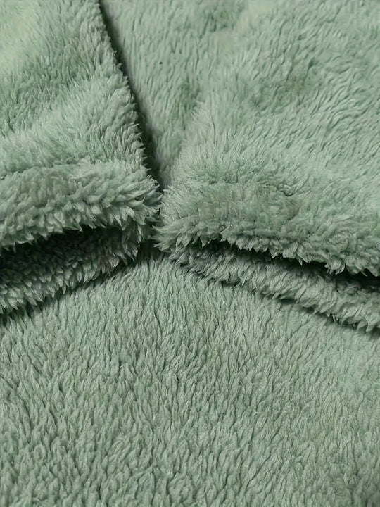 EB | Lang Teddy Tunika mit Taschen Polyester Warm und Stilvoll