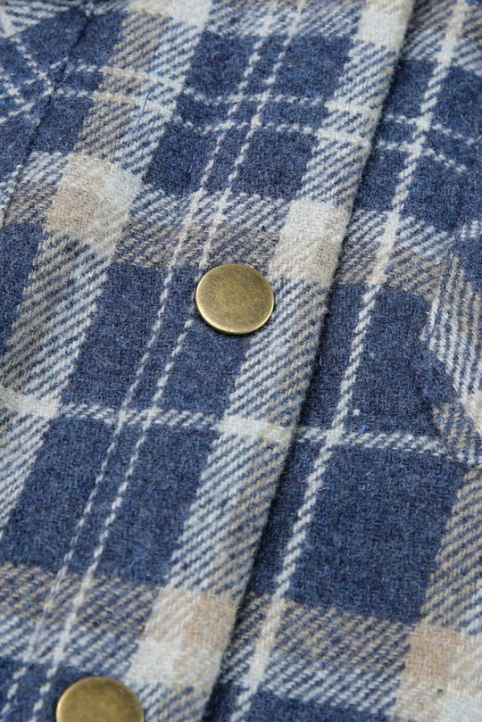 EB | Gepunktete Jacke mit Kapuze Weiches Plüschfutter Perfekt für Kalte Tage
