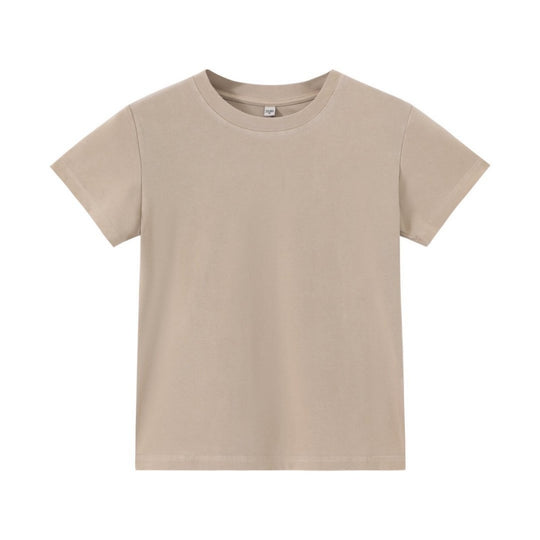 EB | Schillerndes altes kurzes T-Shirt mit Färbung