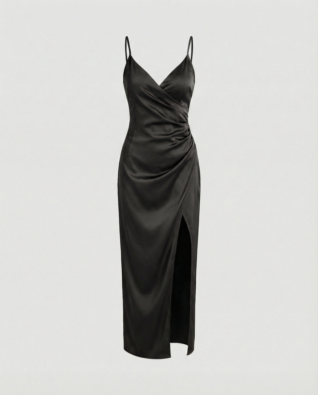 Damen Maxikleid mit tiefem Schlitz
