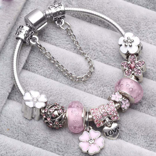 EB | Pfirsichblüten Charme Armband
