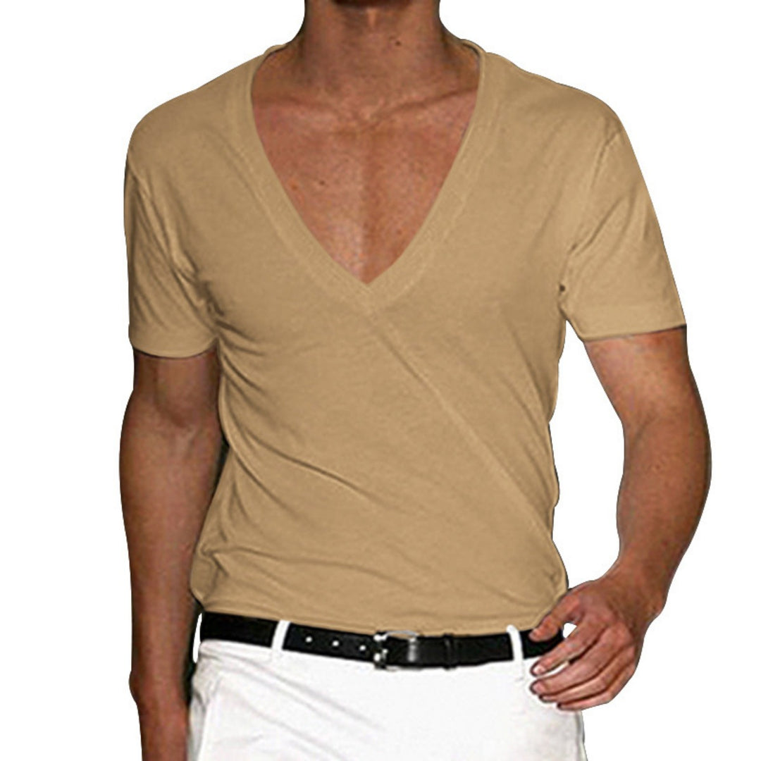 EB | Slim Fit T-Shirt mit V-Ausschnitt