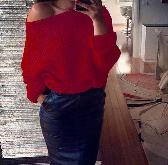 Damen pullover mit hohem Rollkragen und Zopfmuster EB