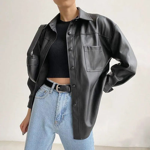 EB | Leder Damenjacke