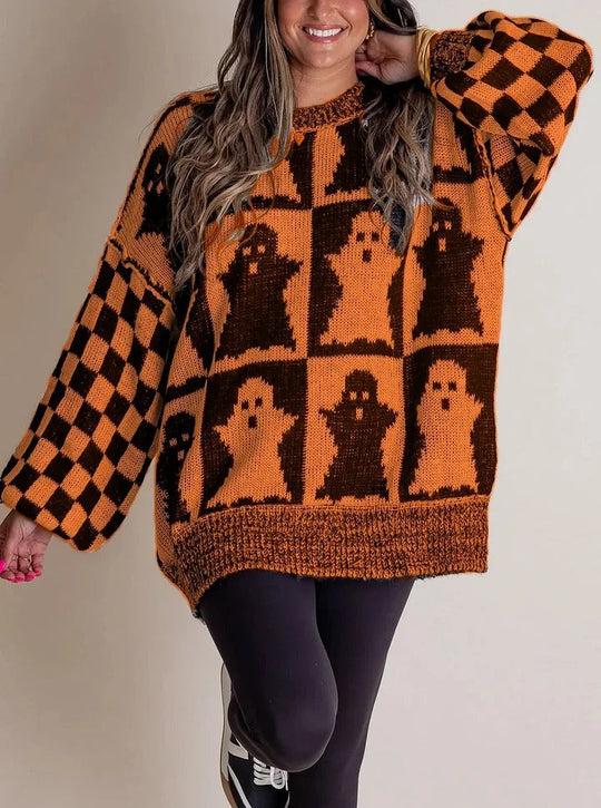 EB | Kariert Strickpullover